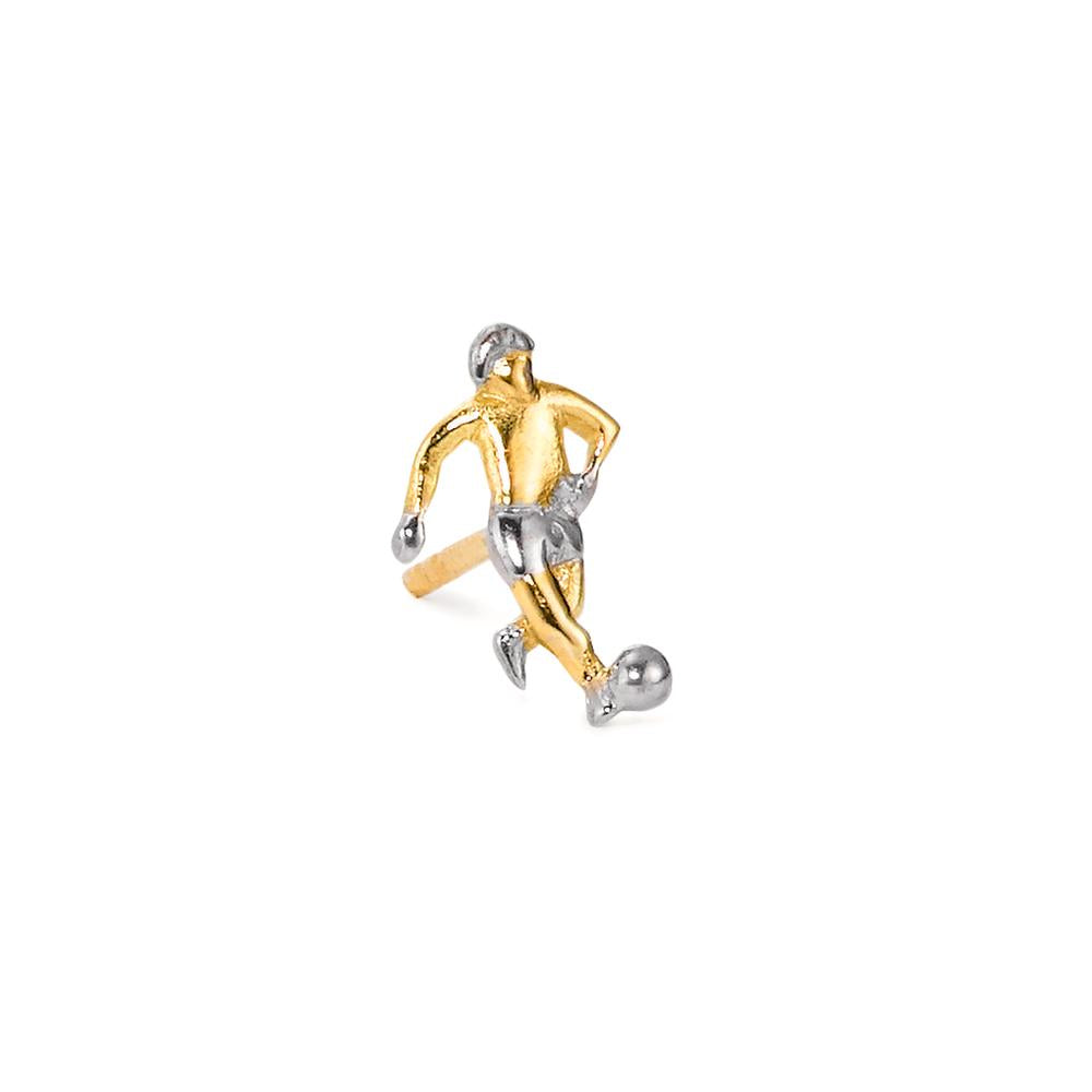 Örhängen 1 st 750/18 K gult guld Fotboll