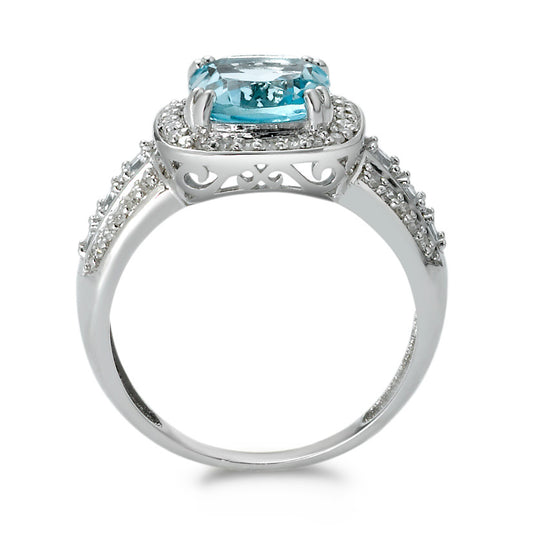 Finger ring 750/18 K vitguld topas 0.23 ct, w-si