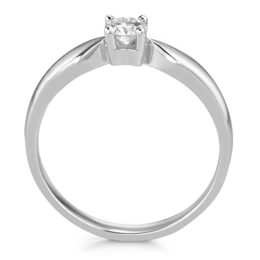 Solitärring 750/18 K vitguld diamant 0.20 ct, w-si