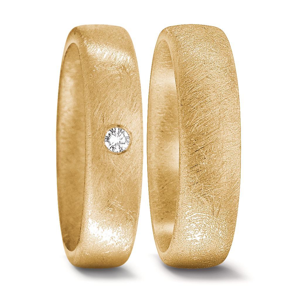 Partnerring 750/18 K gult guld