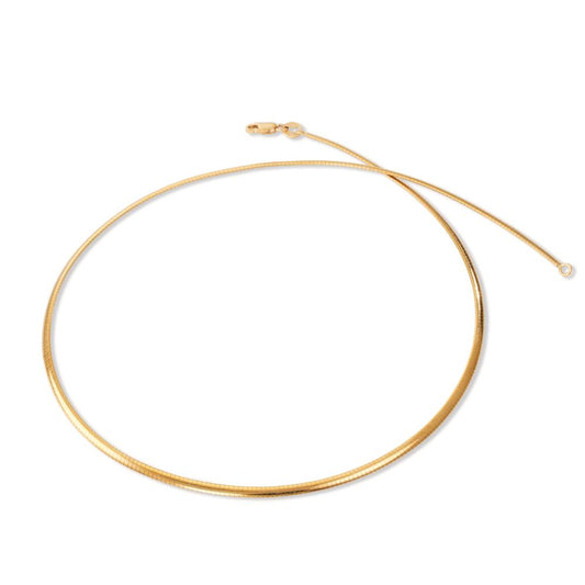 Collier 750/18 K gult guld 42 cm