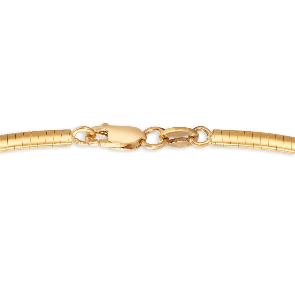 Collier 750/18 K gult guld 42 cm