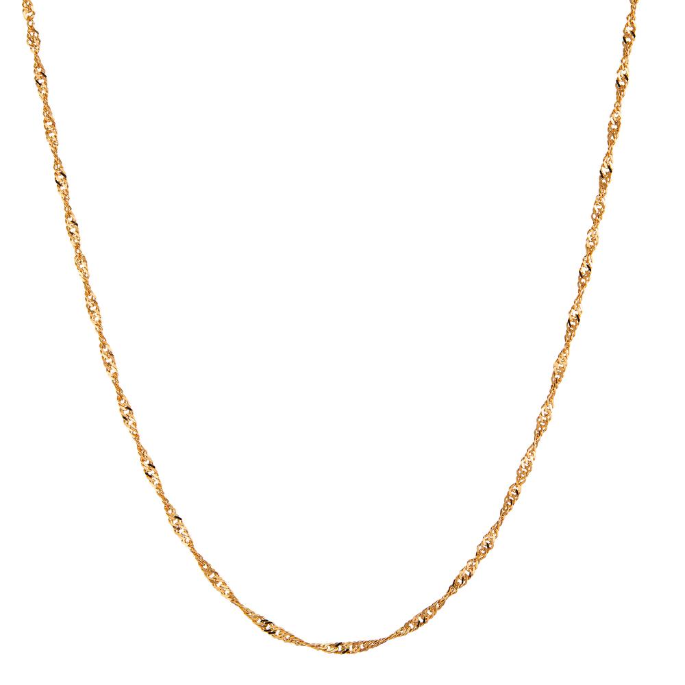 Halsband 750/18 K gult guld 38 cm