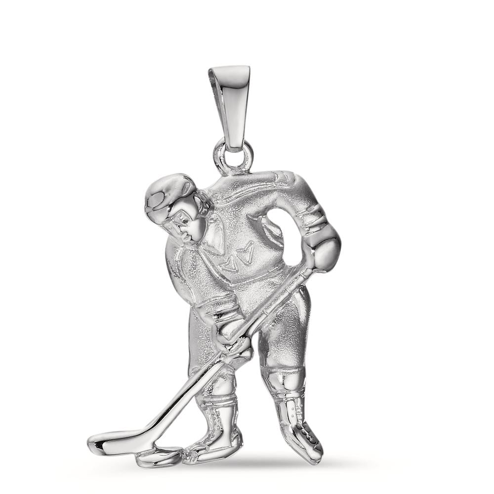 Hängsmycke Silver rodiumpläterad Ishockey