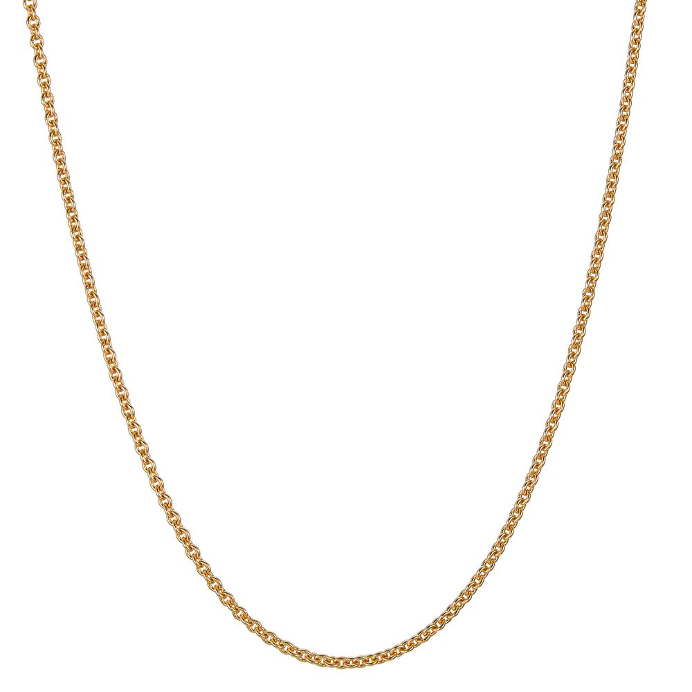Halsband 750/18 K gult guld 38 cm Ø3.5 mm