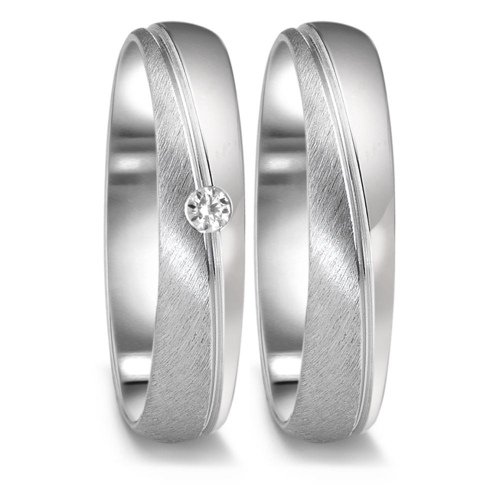 Partnerring 750/18 K vitguld