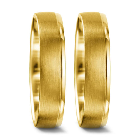 Partnerring 750/18 K gult guld