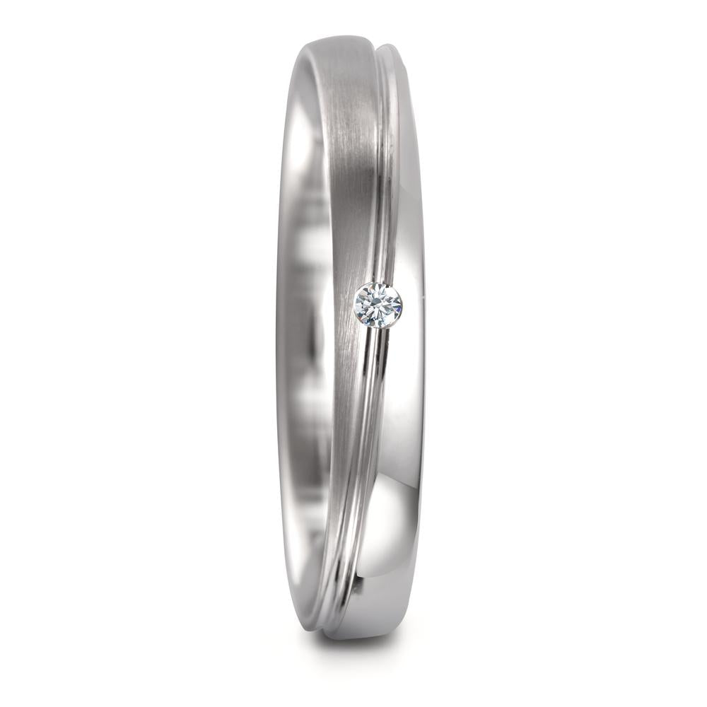 Partnerring 750/18 K vitguld diamant 0.02 ct, tw-vsi