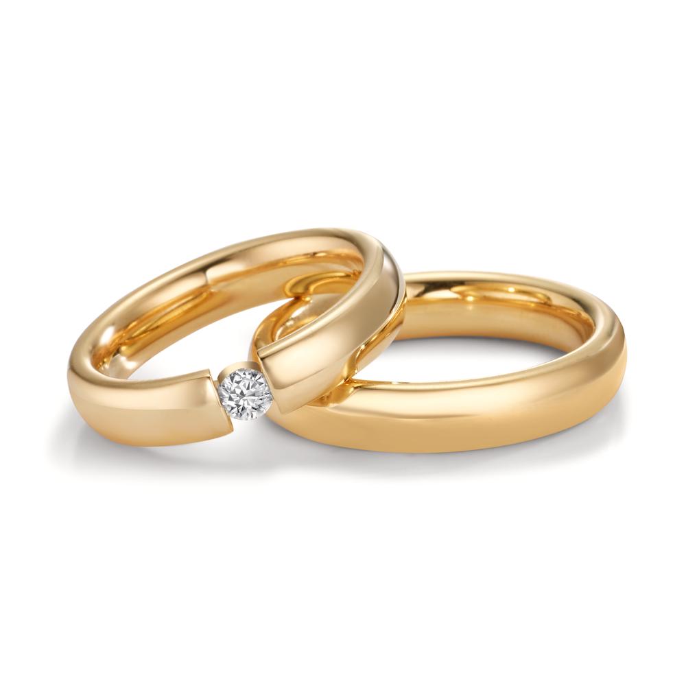Partnerring 750/18 K gult guld