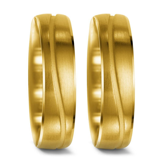 Partnerring 750/18 K gult guld