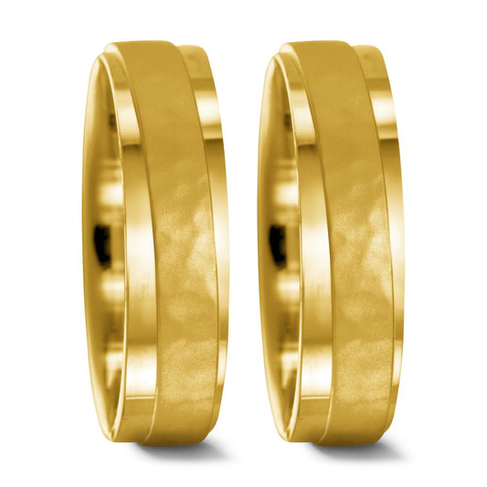 Partnerring 750/18 K gult guld