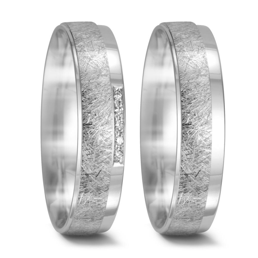 Partnerring 750/18 K vitguld