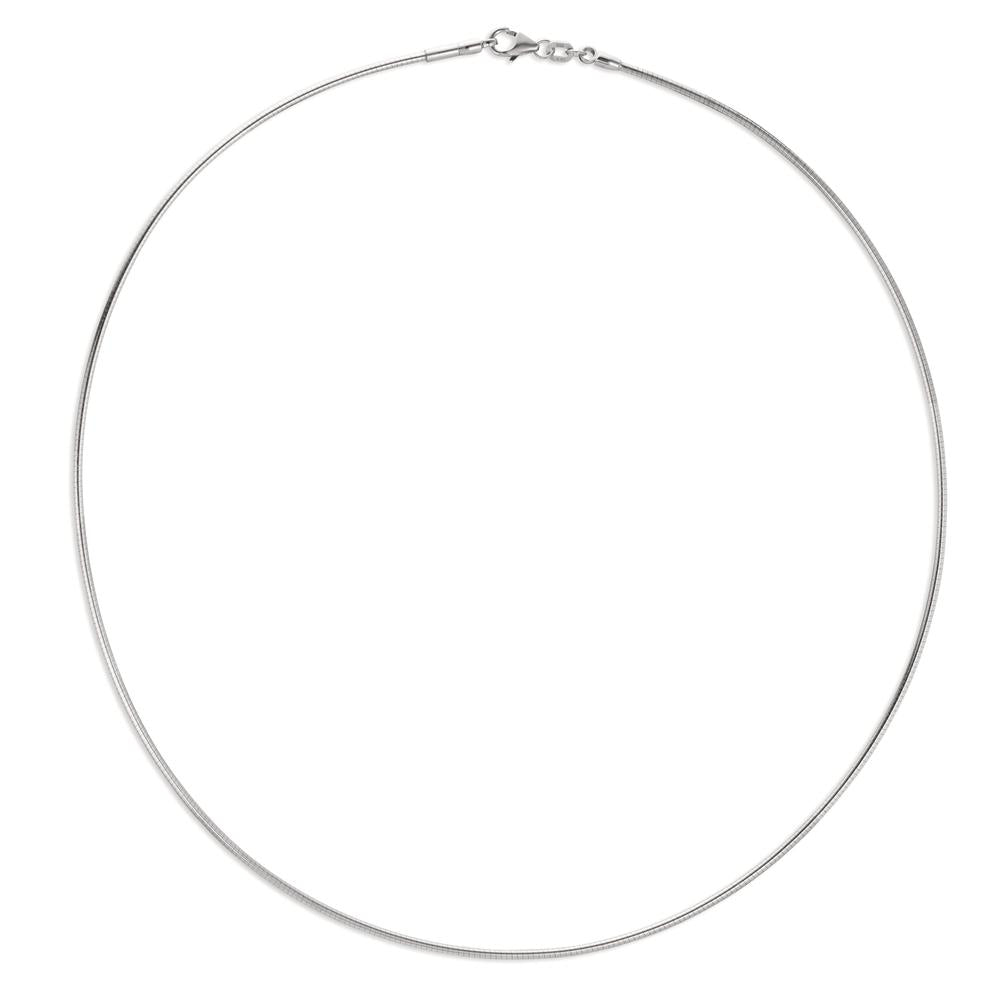 Collier Silver rodiumpläterad 42 cm Ø1.5 mm