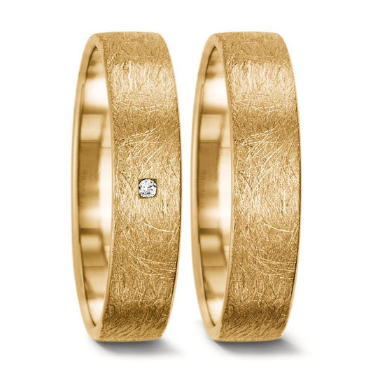 Partnerring 750/18 K gult guld