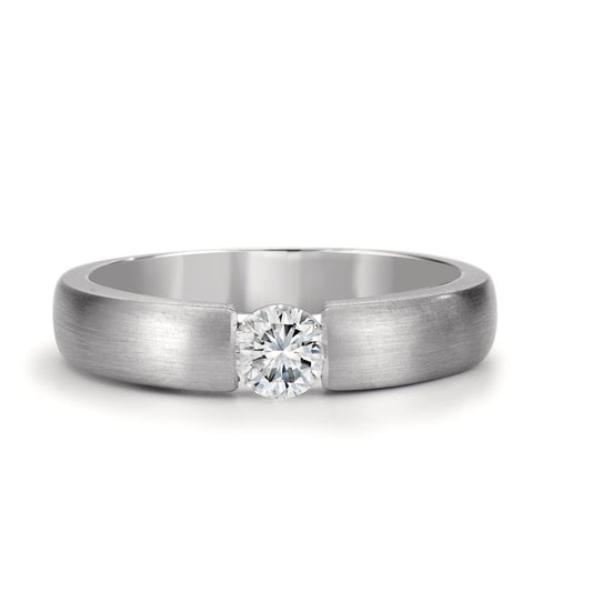 Solitärring 750/18 K vitguld diamant vit, 0.30 ct, w-si