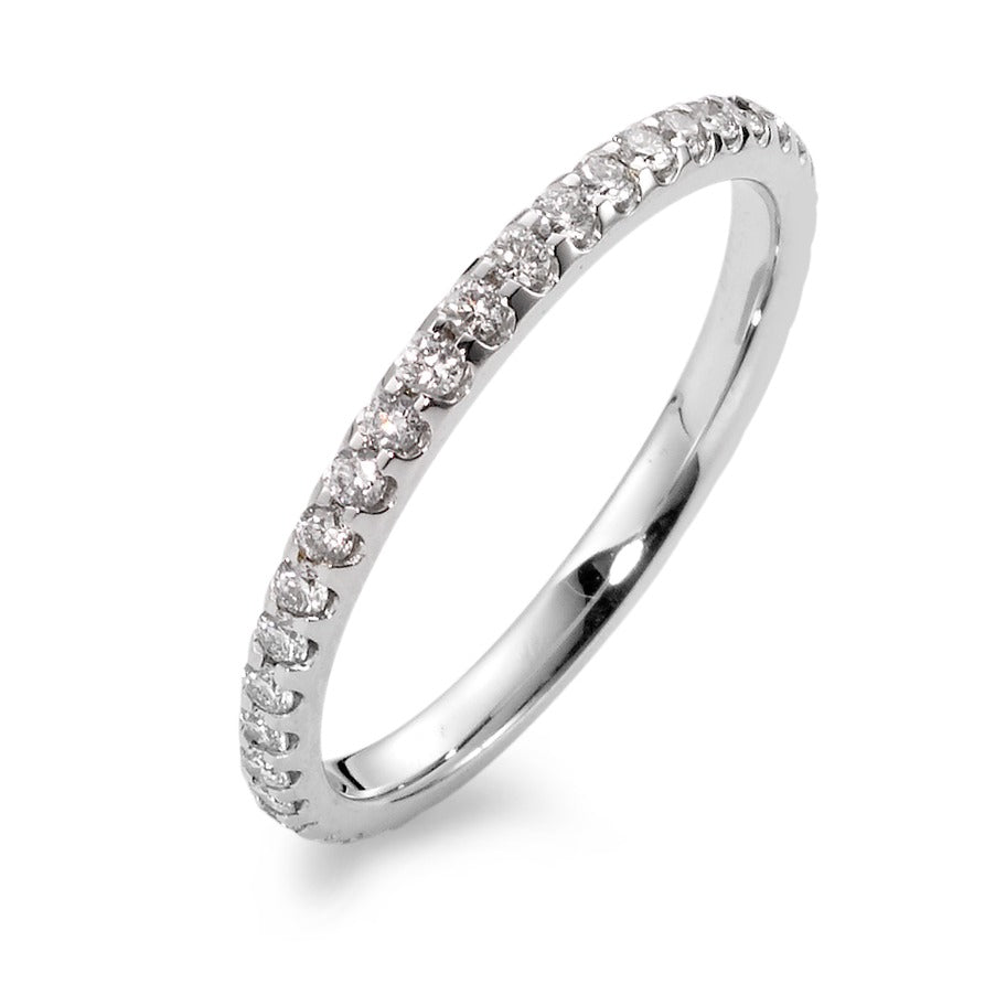 Minnesring 750/18 K vitguld diamant 0.53 ct, w-si