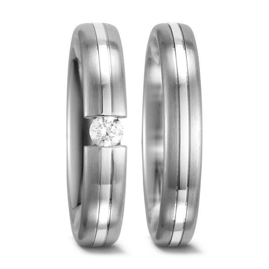 Partnerring 585/14 K vitguld