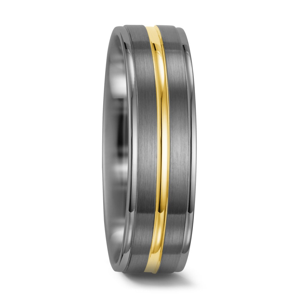 Partnerring 500 palladium, 585/14 K gult guld