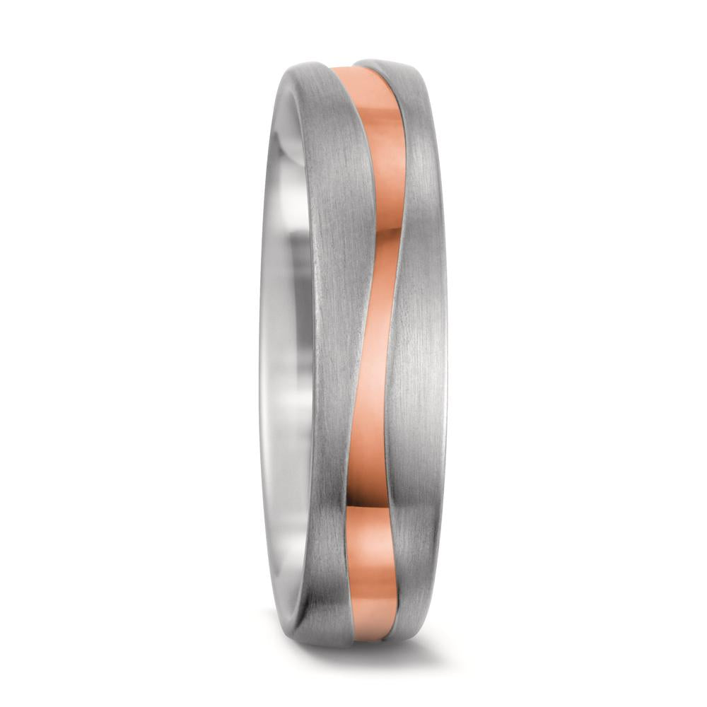 Partnerring 750/18 K vitguld, 750/18 K rött guld