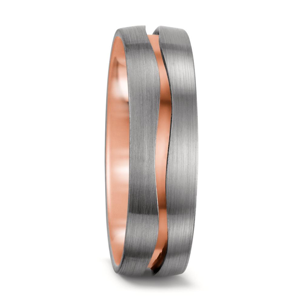 Partnerring 750/18 K rött guld, 750/18 K vitguld
