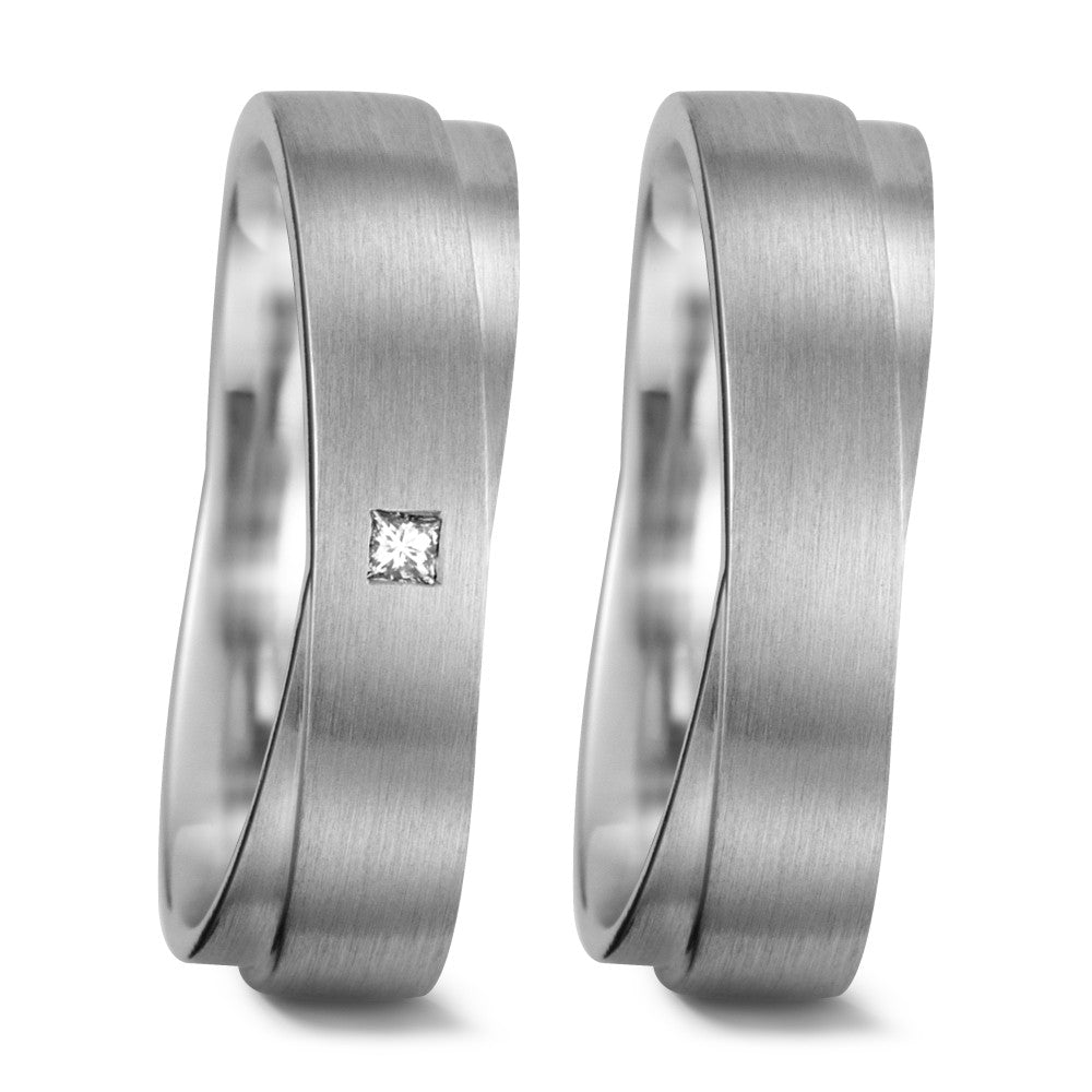 Partnerring 750/18 K vitguld