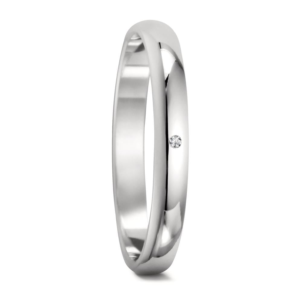 Partnerring Silver Zirkoniumoxid