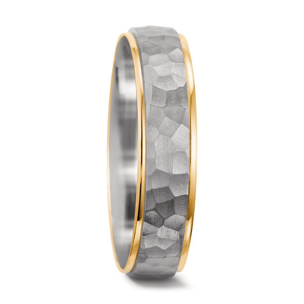 Partnerring 750/18 K vitguld, 750/18 K gult guld