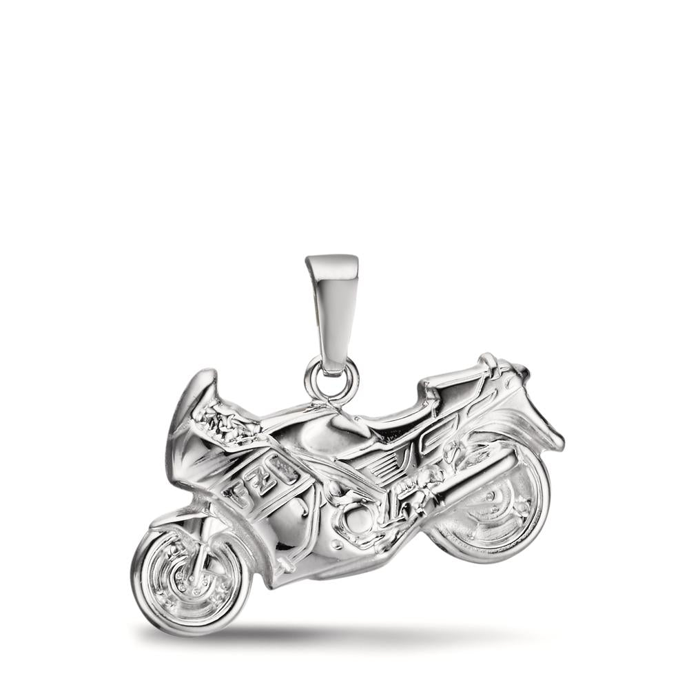Hängsmycke Silver rodiumpläterad motorcykel