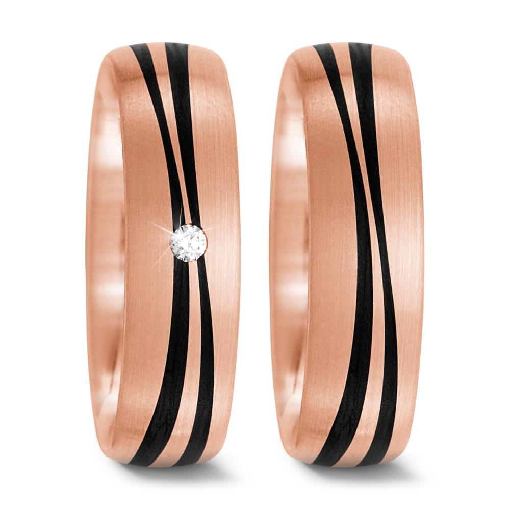 Partnerring 585/14 K roséguld, Kol