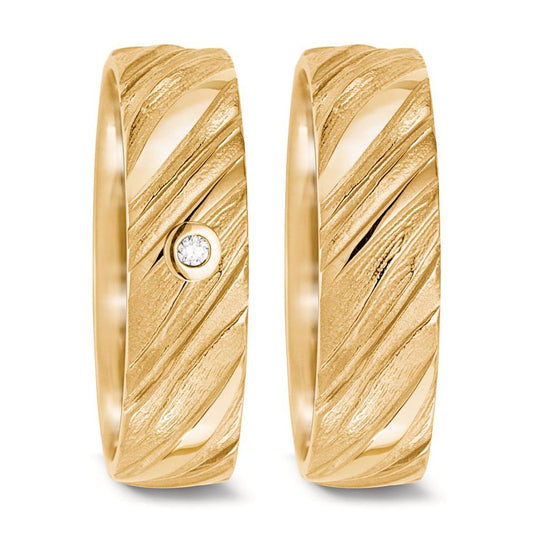 Partnerring 750/18 K gult guld