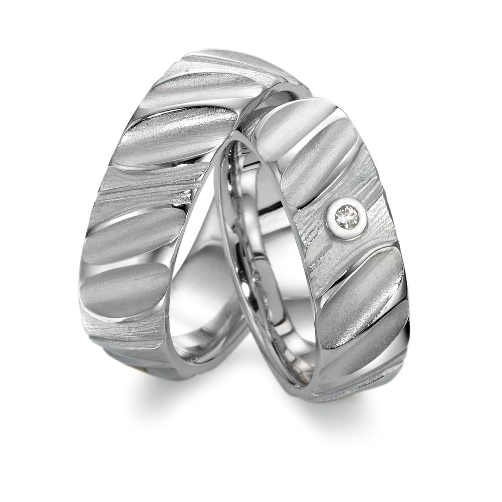Partnerring 750/18 K vitguld