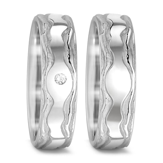 Partnerring 750/18 K vitguld