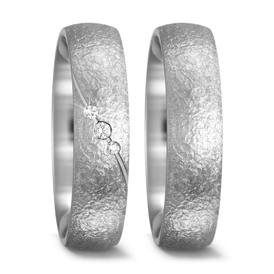 Partnerring 750/18 K vitguld