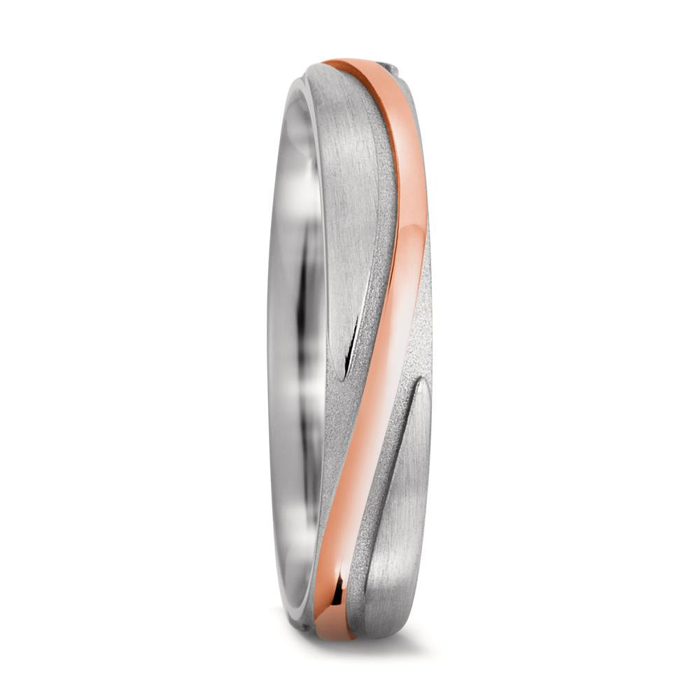 Partnerring 750/18 K vitguld, 750/18 K rött guld
