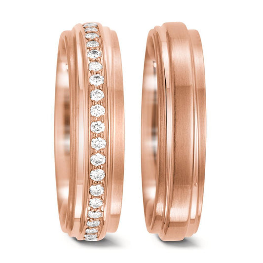 Partnerring 750/18 K roséguld
