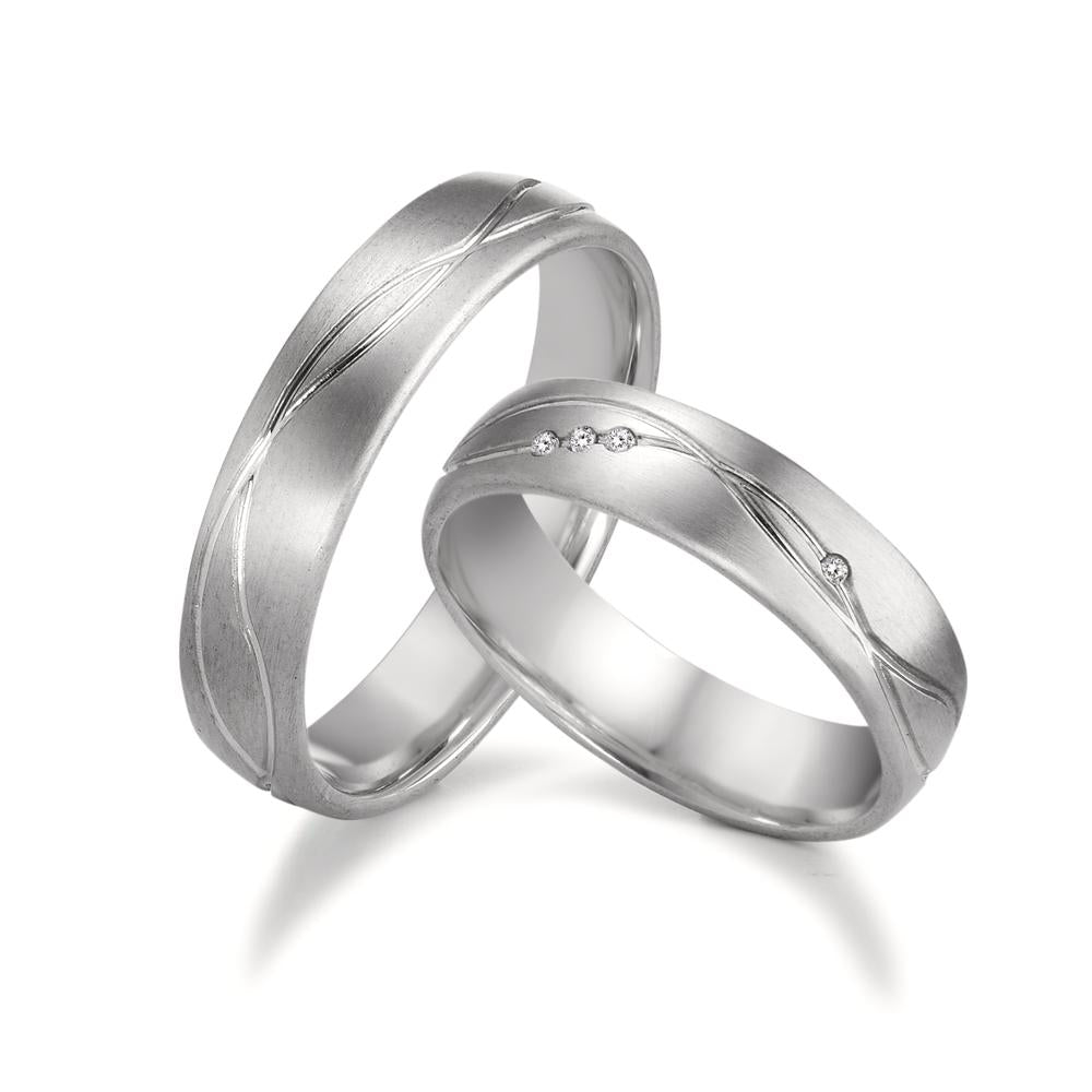 Partnerring 750/18 K vitguld