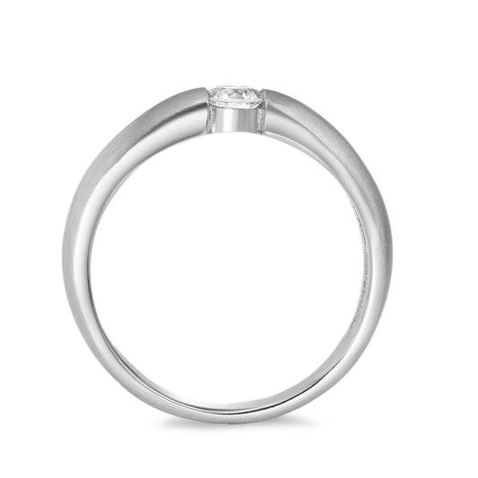 Solitärring 950 palladium diamant 0.20 ct, w-si
