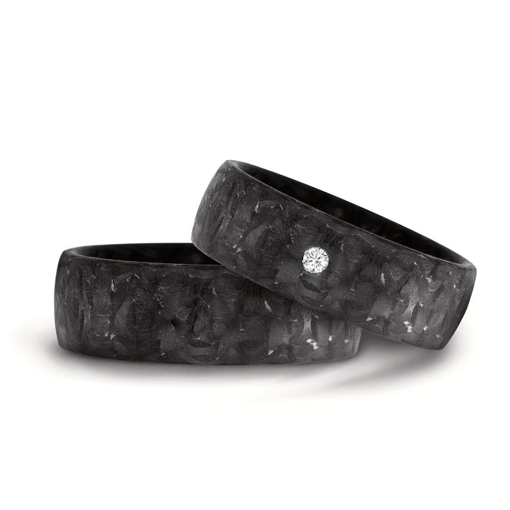 Partnerring Kol diamant 0.03 ct, w-si