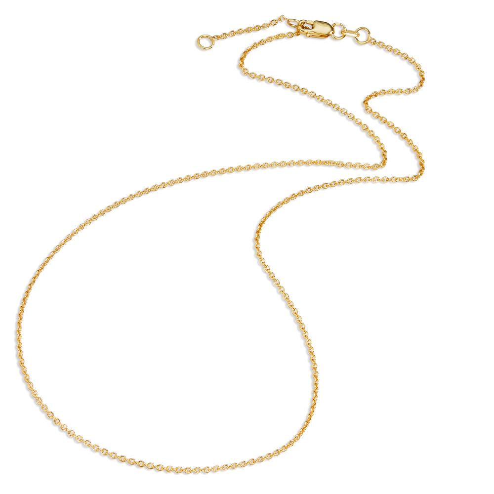 Halsband 375/9 K gult guld 36-38 cm