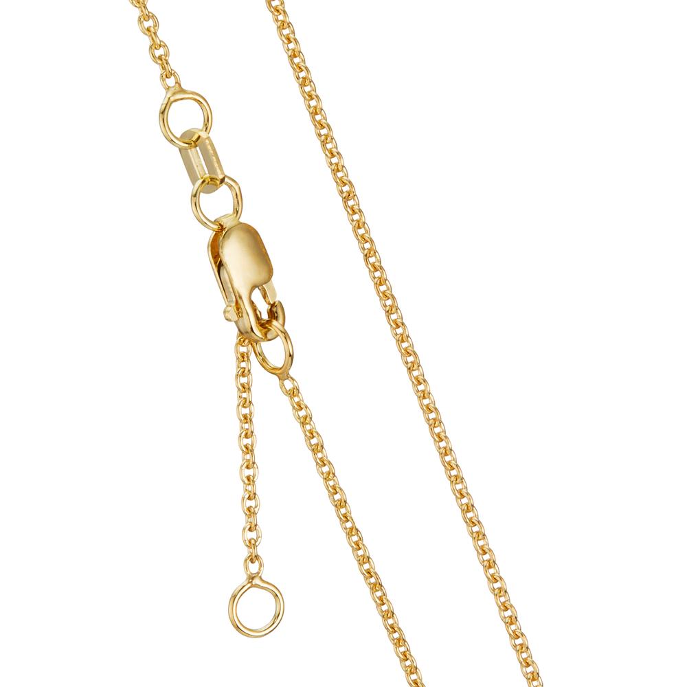 Halsband 375/9 K gult guld 36-38 cm
