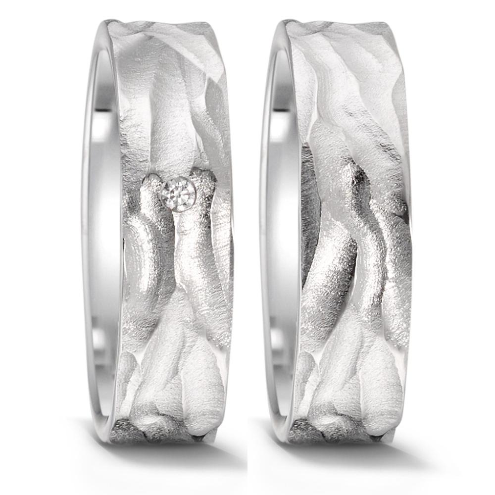 Partnerring 750/18 K vitguld