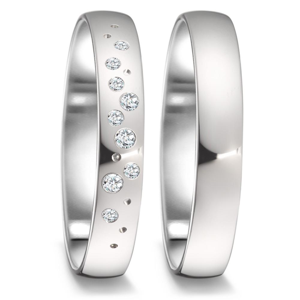 Partnerring 750/18 K vitguld