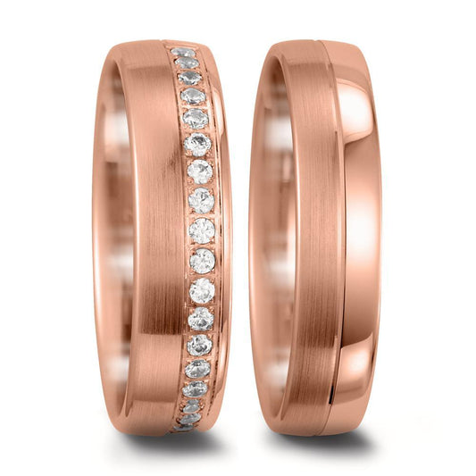 Partnerring 750/18 K roséguld