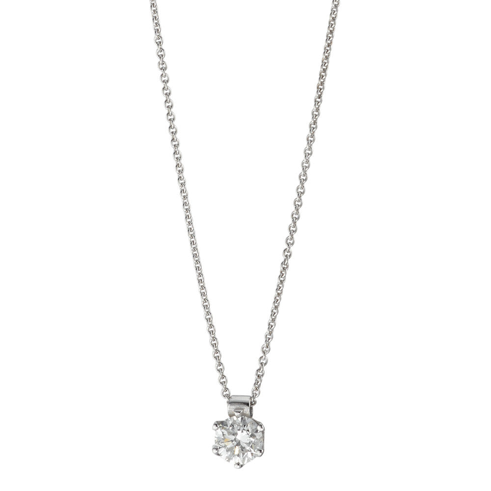 Collier 585/14 K vitguld diamant 0.22 ct, w-si 39.5-42 cm