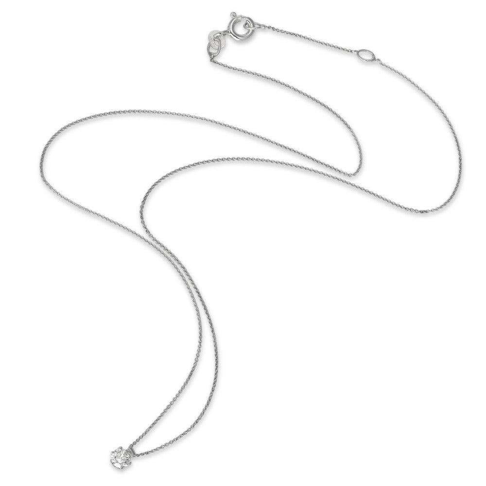 Collier 585/14 K vitguld diamant 0.22 ct, w-si 39.5-42 cm