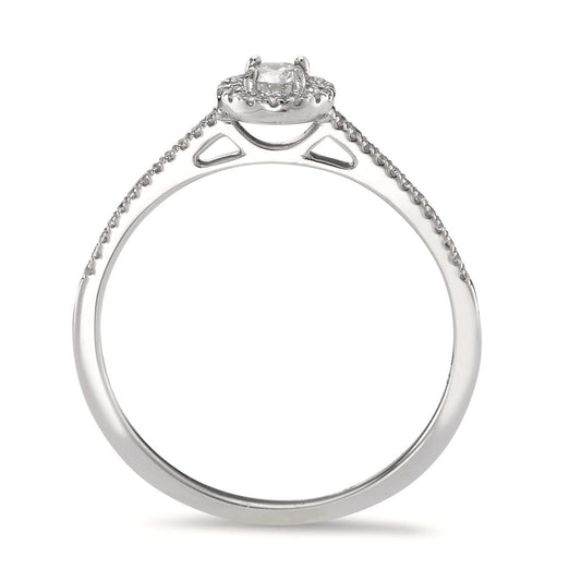 Solitärring 750/18 K vitguld diamant 0.21 ct, w-si