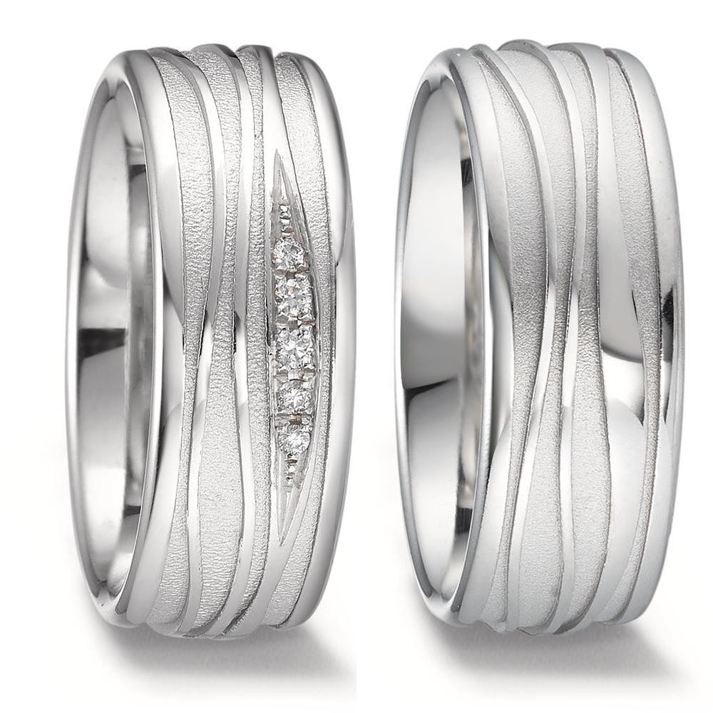 Partnerring 375/9 K vitguld