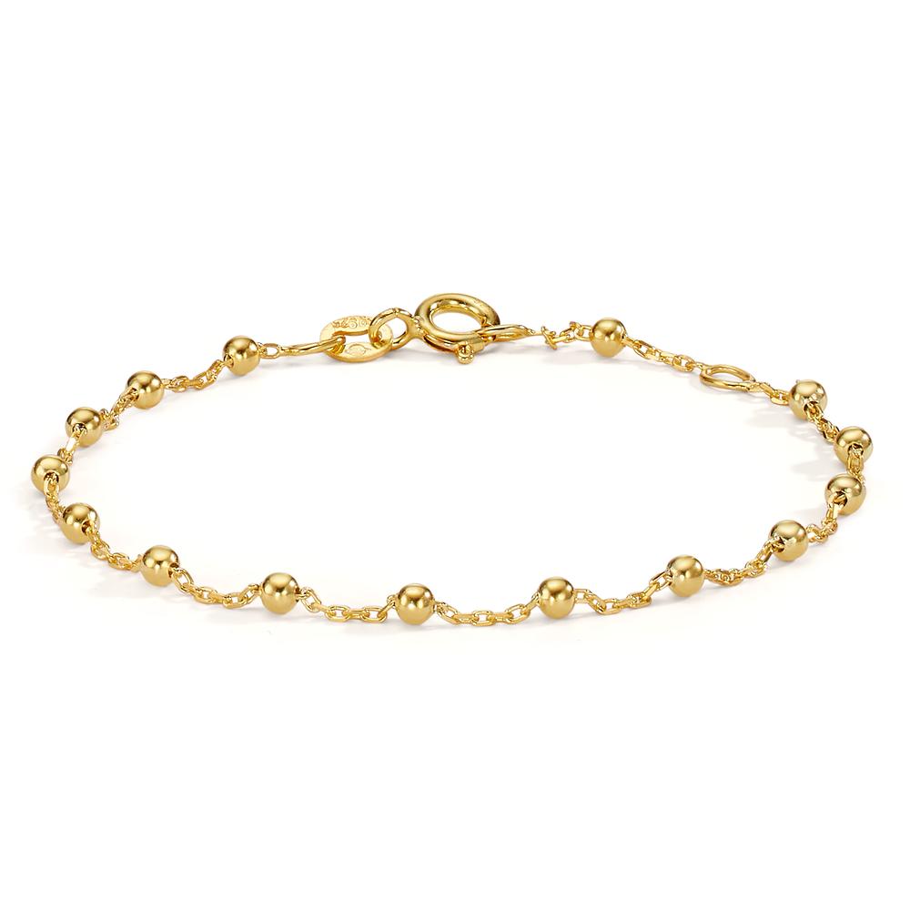 Armband Silver gul guldpläterad 16-18 cm