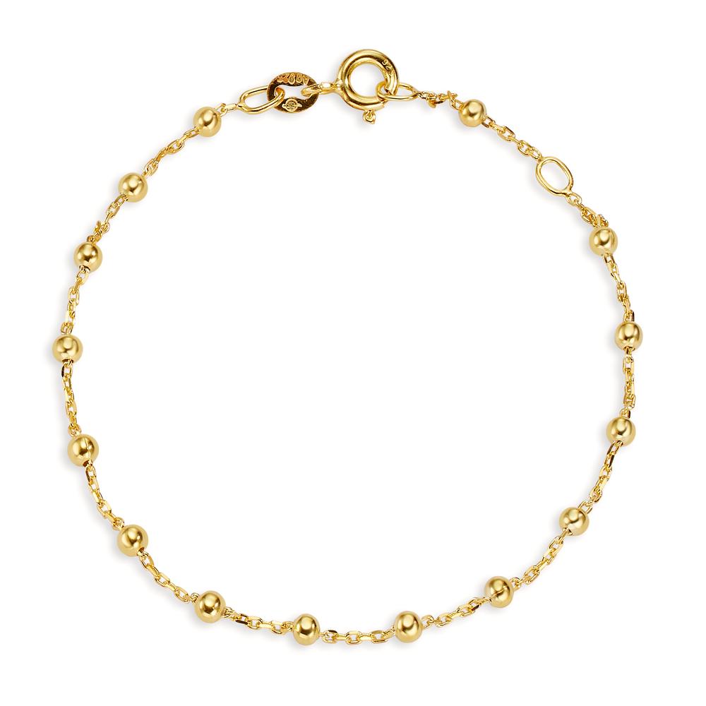 Armband Silver gul guldpläterad 16-18 cm