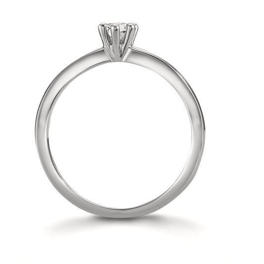 Solitärring 950 platina diamant 0.15 ct, w-si